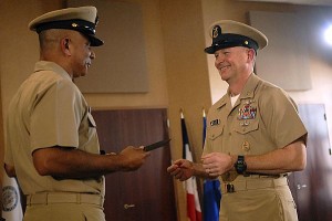 MCPON Cutlass Ceremony (Change of Office)