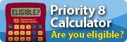 Priority 8 Group Enrollment for VA Medical Calculator